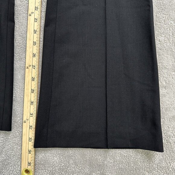 NWT Elie Tahari Women's Career Pants Simone Wool Blend Pockets Size 2 Black $198 - Picture 6 of 11